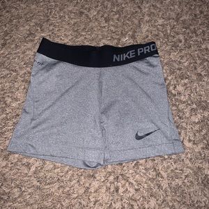 Nike Spandex Shorts Grey
